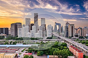 Beijing Financial District Skyline