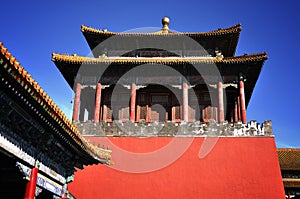 Beijing Forbidden City Gate Tower