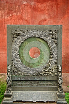 Beijing Forbidden city roof tile detail Aug-8-08 China vacation 2008 Olympic games that included tours ancient imperial