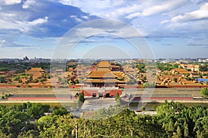 Beijing Forbidden City ,skyline,cloud