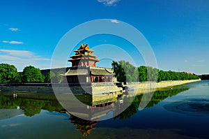 Beijing Forbidden City turret