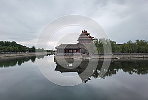 Beijing forbidden City watch tower