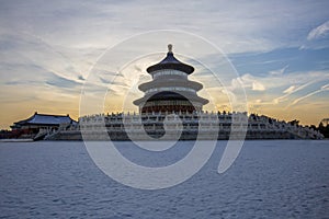 Beijing Heaven Temple in winter, China