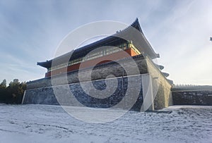 Beijing Heaven Temple in winter, China