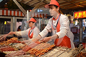 Beijing night snack market