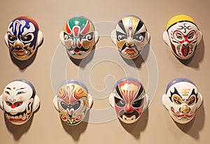 Beijing Opera Facial Masks