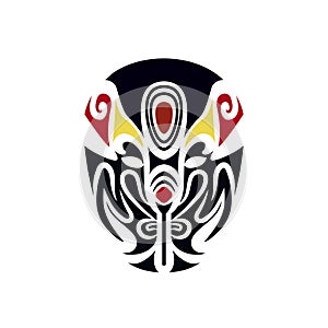 Beijing opera mask of ancient people