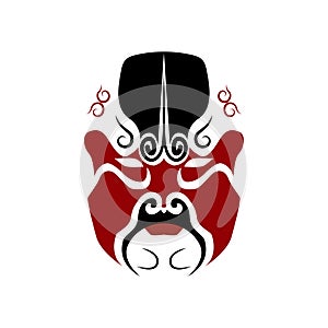 Beijing opera mask of ancient people