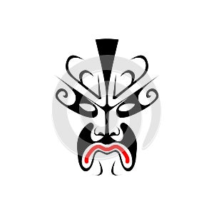 Beijing opera mask of ancient people