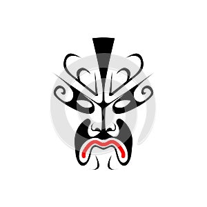 Beijing opera mask of ancient people