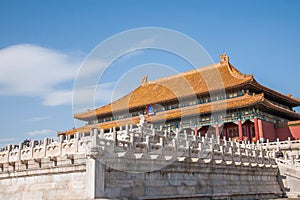 Beijing Palace Museum Taihe Temple Square