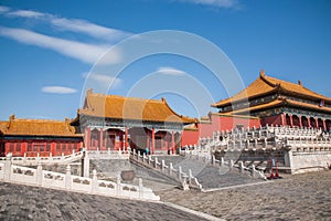 Beijing Palace Museum Taihe Temple Square