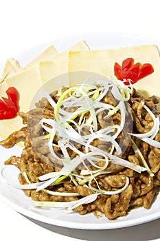 Beijing sauce shredded pork ï¼ˆJing jiang rou siï¼‰