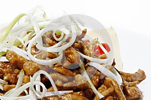 Beijing sauce shredded pork ï¼ˆJing jiang rou siï¼‰