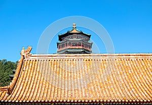 Beijing Summer Palace Architecture Buddha Incense Pavilion