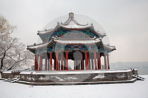 Beijing Summer Palace spring snows