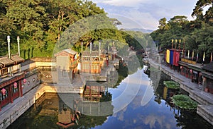 Beijing,summer Palace,SuZou street