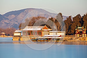 Beijing Summer Palace in winter, China