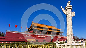 Beijing tiananmen square in China