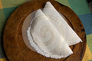 Beiju of Tapioca, Brazilian dish based on cassava starch