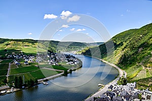 Beilstein small village on the Moselle