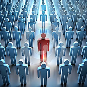 Being different and aiming for leadership involves embracing photo