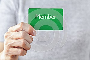 Being a member, membership dues, subscription, group concepts photo