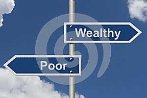 Being Wealthy versus Being Poor