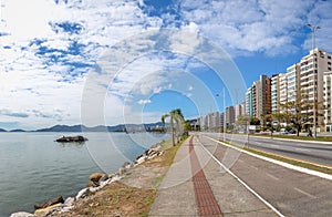 Beira Mar Avenue at Florianopolis city - Florianopolis, Santa Catarina, Brazil