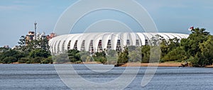 Beira Rio Stadium and Guaiba River - Porto Alegre, Rio Grande do Sul, Brazil photo