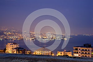 Beirut at night photo