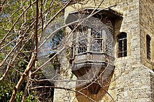 Beiteddine palace in Lebanon courtyard