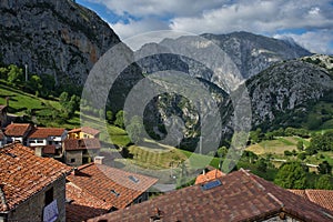 Bejes, famous place for its cheese with denomination of origin Picon-tresviso. Cantabria, Spain