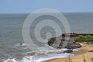 Bekal Fort - Full View- Calm Waves