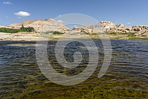 Bektau Ata Lake Mountain Kazakhstan