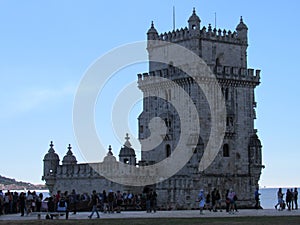 Beautiful BelÃ©m Tower, Lisbon. photo