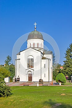 Bela crkva - White church near Krupanj, Serbia photo