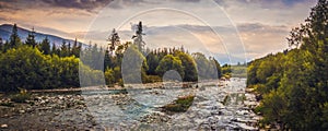 Landscape with River and Mountain