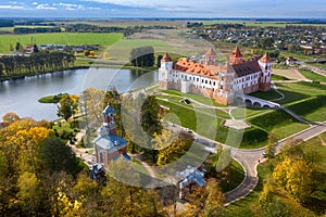 Belarus famous Mir castle in the Minsk region