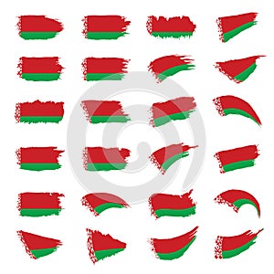 Belarus flag, vector illustration