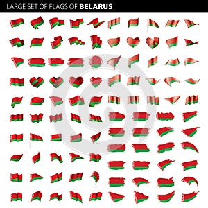 Belarus flag, vector illustration