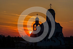 Belarus, g. Zhodino, church,