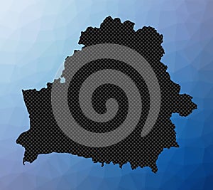 Belarus geometric map.