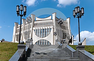 Belarus Grodno cityscape the famouse theater