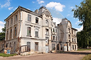 Bielorussia vecchio fatiscente sinagoga 