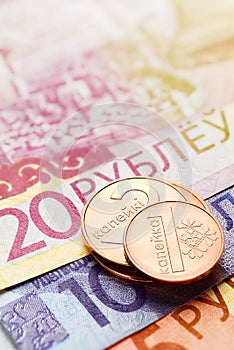 Belarusian copeck and ruble