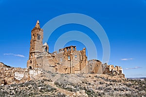 Belchite ruins