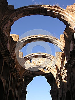 Belchite after the war photo