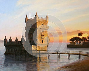 Belem Tower in Lisbon photo