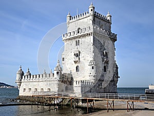 Belem tower in Lisbon (Portugal)